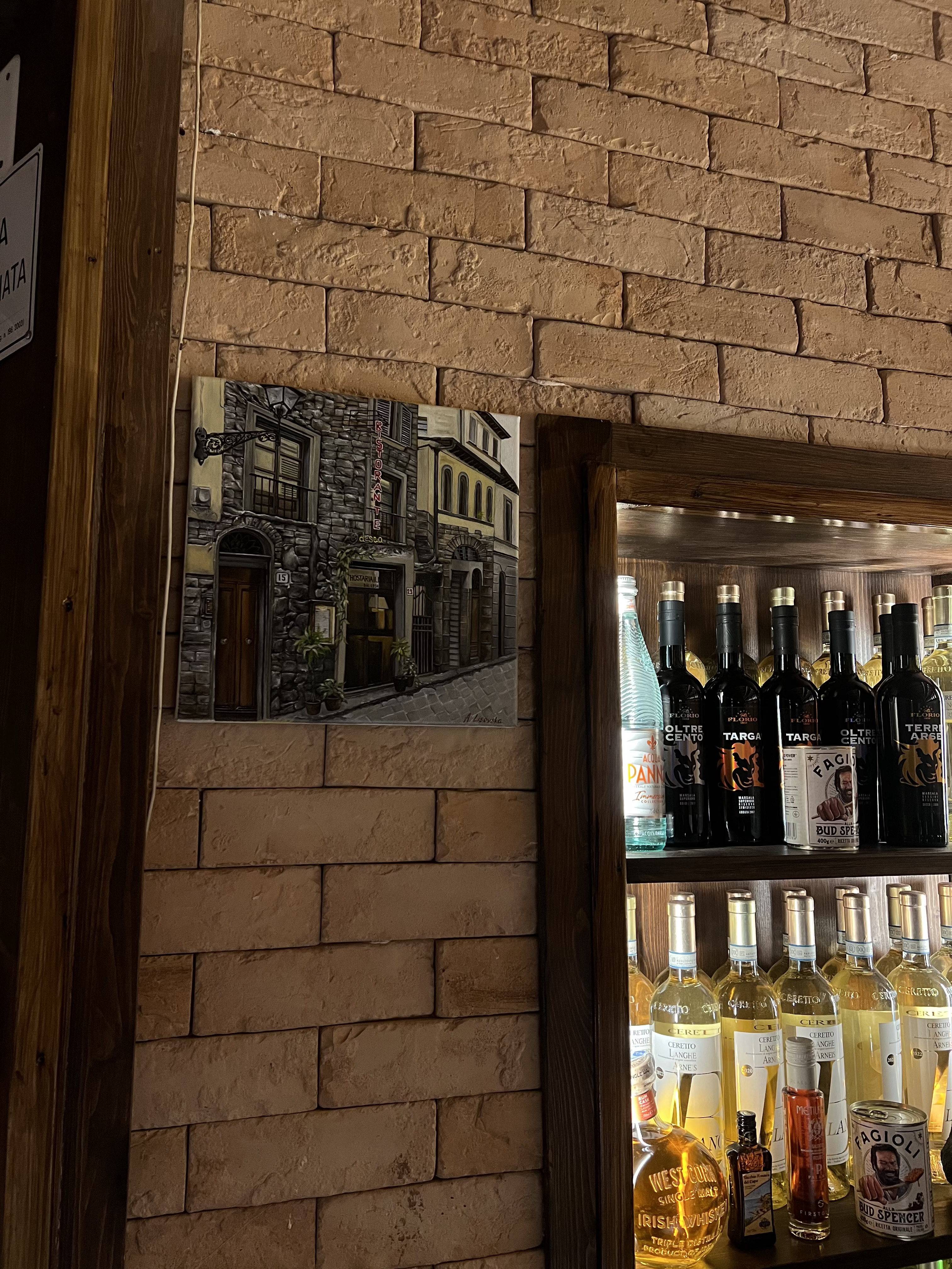 Artwork at Hostaria Il Desco