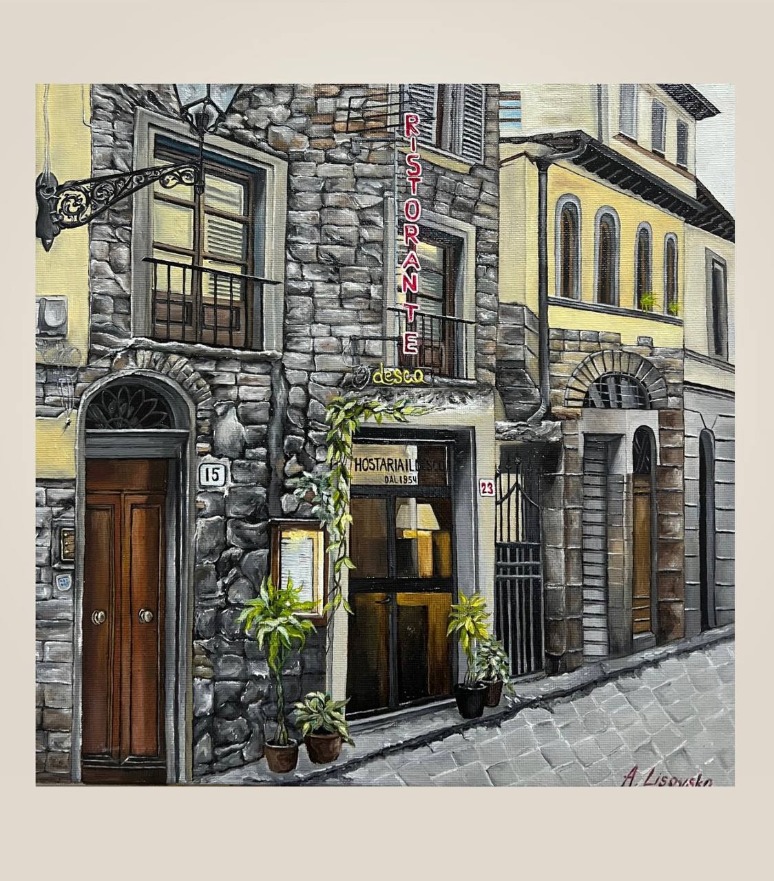 Artwork at Hostaria Il Desco